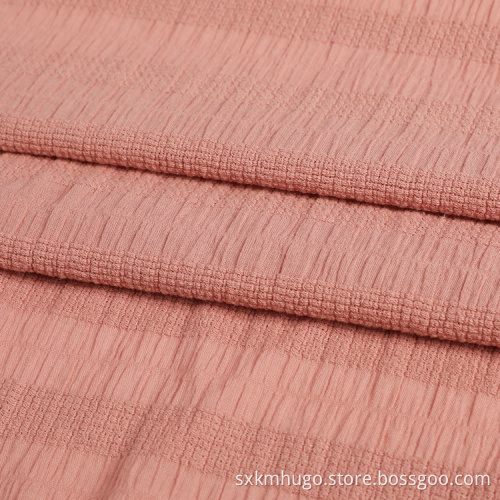 Dobby Jacquard Breathable Stretchable Cotton Spandex Fabric